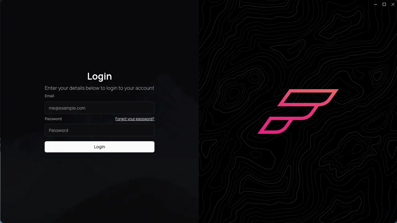 App Login Interface