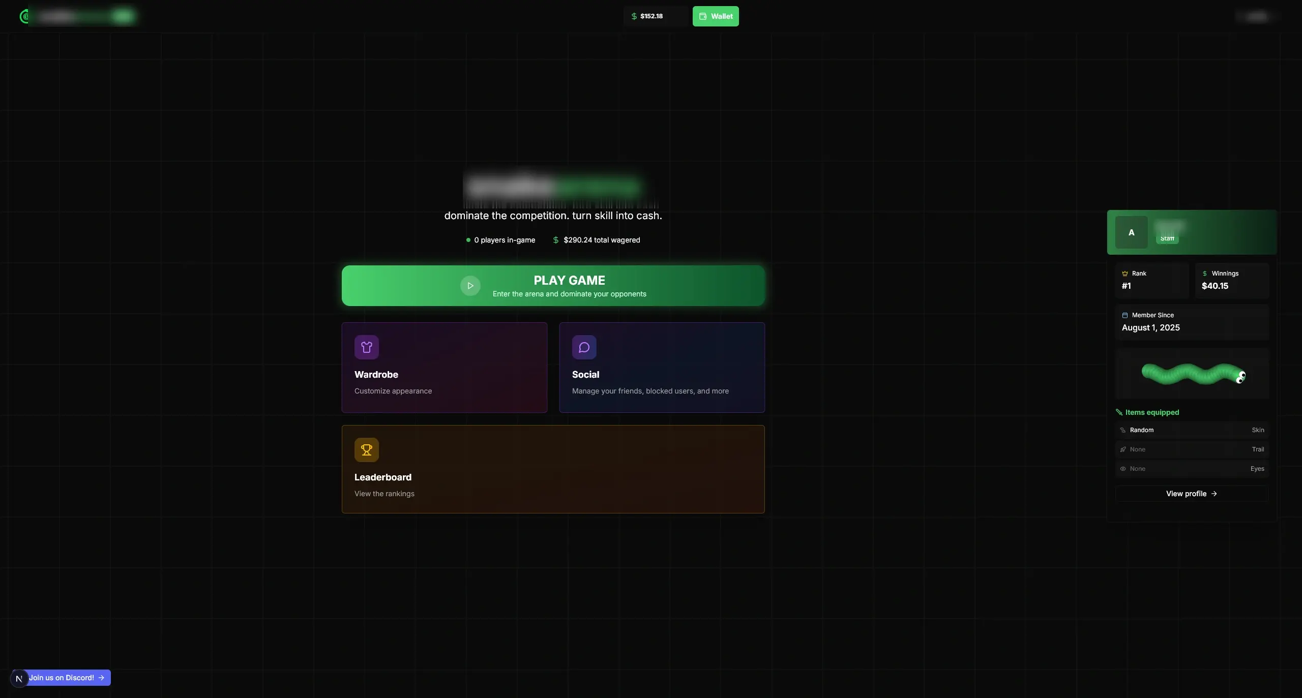 Web3 Slither Game preview